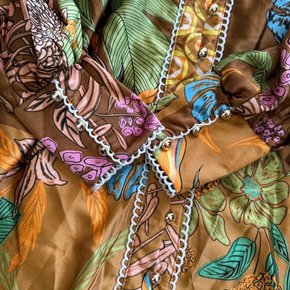 Oversized Tiered Midi Dress - Picture 6 of 11